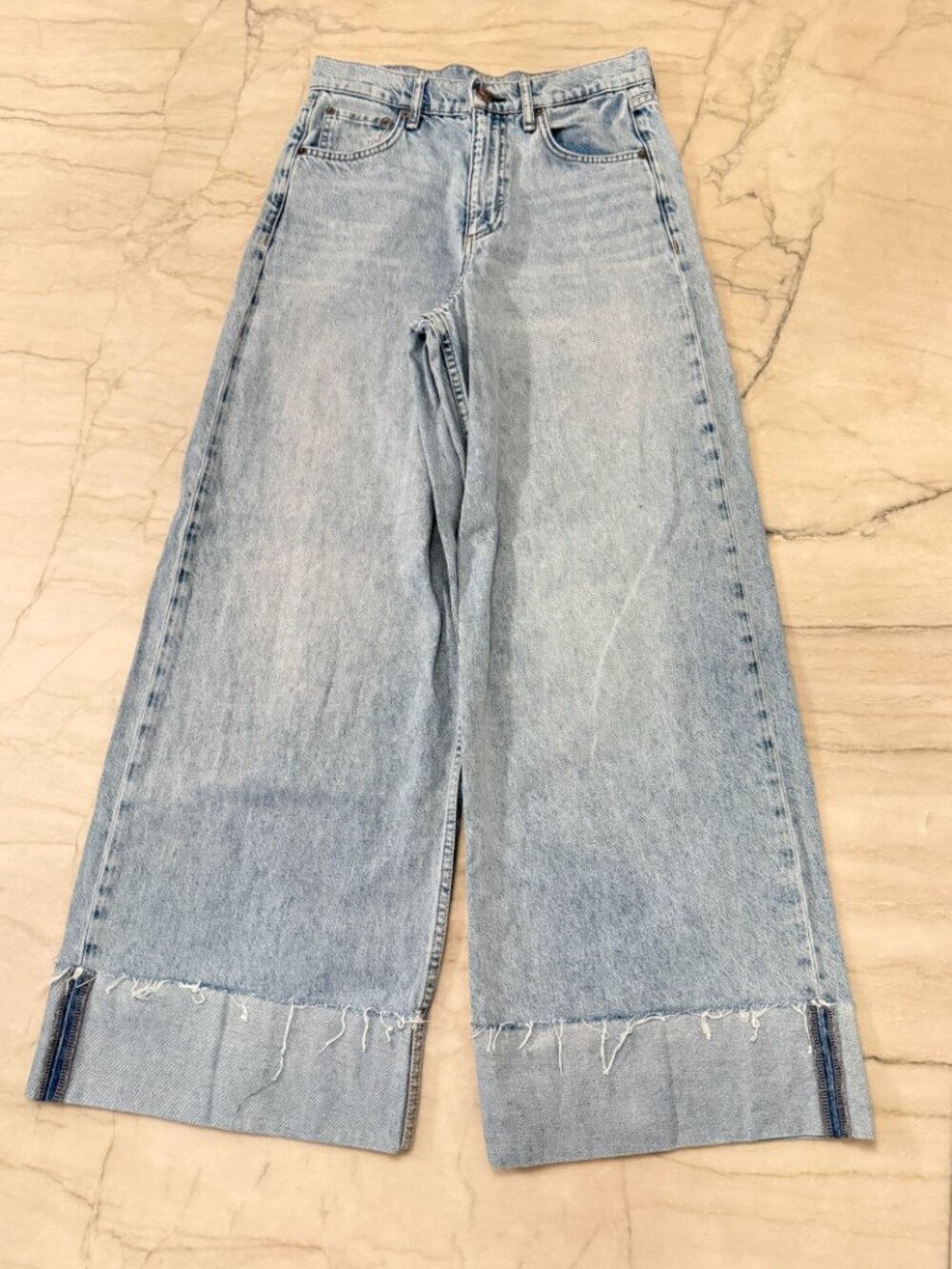rag & bone Sophie Crop Wide-Leg Jeans - Picture 6 of 6